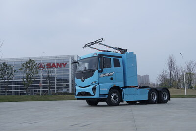 Camion à pile à hydrogène (PRNewsfoto/SANY Group)