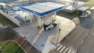 Posto de reabastecimento de hidrogênio (PRNewsfoto/SANY Group)