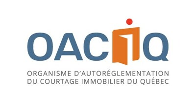 Logo de l'Organisme d'autoréglementation du courtage immobilier du Québec (OACIQ) (Groupe CNW/Organisme d'autoréglementation du courtage immobilier du Québec (OACIQ))