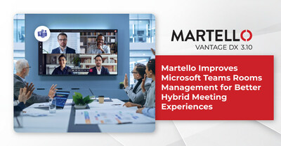 Martello Vantage DX for Microsoft Teams Rooms (CNW Group/Martello Technologies Group Inc.)