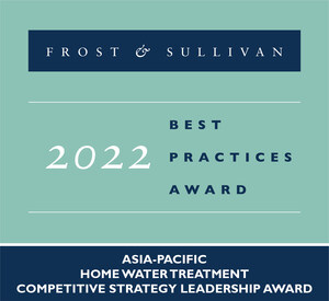 Amway Applauded by Frost &amp; Sullivan for Capitalizing on Innovative Competitive Strategies to Drive Differentiation in Its Home Water Treatment Solution in APAC