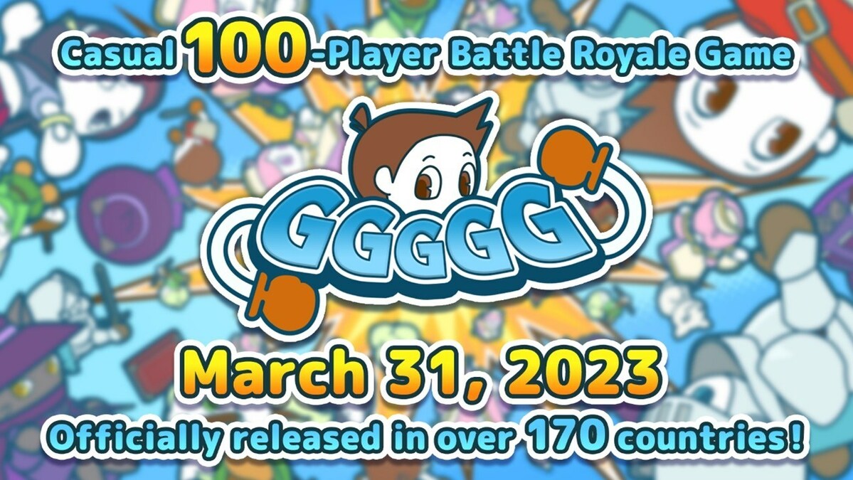 Casual 100-Player Battle Royale Game GGGGG Released in over 170 countries on March 31, 2023 today - Vimarsana News