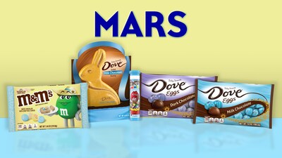 Mars announces its new Easter line-up, including a brand-new limited-edition M&M'S® flavor alongside beloved seasonal classics returning to store shelves. (PRNewsfoto/Mars, Incorporated)