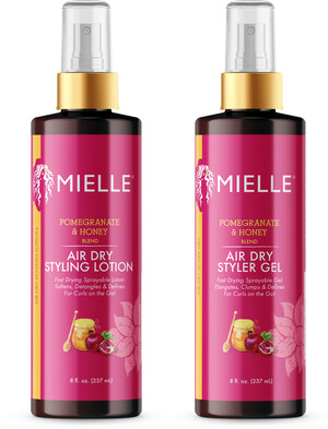 Mielle Expands Pomegranate &amp; Honey Collection with the Debut of New Air Dry Stylers