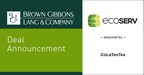BGL Announces the Sale of Ecoserv, LLC to CoLaTenTex, LLC