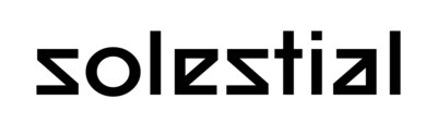 Solestial wordmark logo, black letters on a white background.