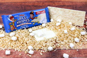 Snap! Crackle! Pop!® New Kellogg's® Rice Krispies® Candy Bar from Frankford Candy Coming to Candy Aisles This Spring