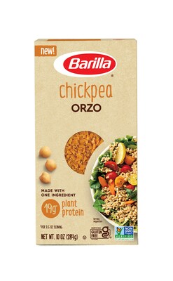Barilla® Expands Chickpea Pasta Offerings with Versatile Orzo Shape