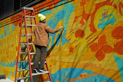 Photo 1: Mural by Channin Fulton at 102 Ludlow Street in New York City’s Lower East Side