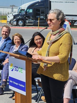 Jasna Tomic, Vice President of CALSTART (PRNewsfoto/San Diego Gas & Electric)