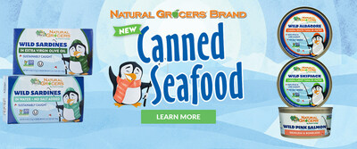 Natural Grocers' customers can enjoy new varieties of globally sourced and non-GMO Verified canned seafood at Always Affordable Prices(℠).