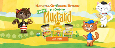 Natural Grocers offers customers a condiment upgrade with three new varieties of organic mustards: Yellow, Spicy Brown and Dijon.