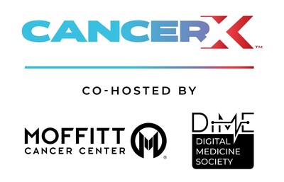 Announced by the White House Cancer Moonshot, CancerX is a public-private partnership to boost innovation in the fight against cancer co-hosted by the Digital Medicine Society (DiMe) and Moffitt Cancer Center. (PRNewsfoto/Digital Medicine Society (DiMe))