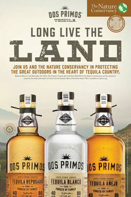 The Dos Primos Tequila Company ? founded by country music superstar Thomas Rhett and his cousin Jeff Worn ? is renewing its partnership with The Nature Conservancy (TNC) to support land-restoration and water-conservation efforts in Mexico. The company has pledged $50,000 to TNC to continue its conservation work in the Tehuacn Valley area in Mexico.