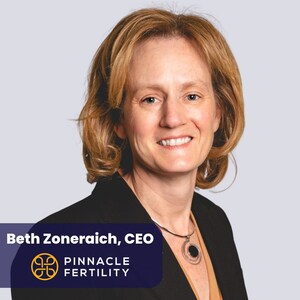 PINNACLE FERTILITY ANNOUNCES THE PROMOTION OF BETH ZONERAICH TO CEO