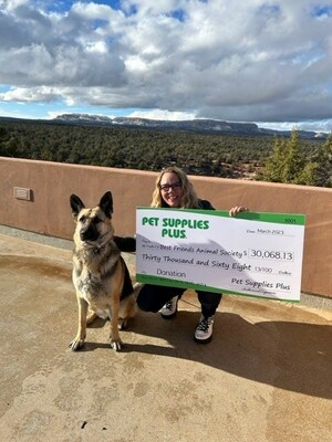 Over $30,000 Donated to Best Friends Animal Society Through Annual Toy Sales at Pet Supplies Plus