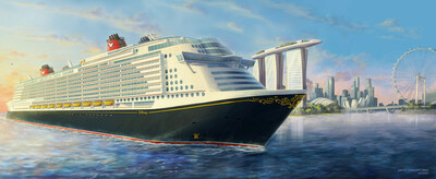 Disney Cruise Line and Singapore Tourism Board announced magical cruise vacations to Southeast Asia for the first time, with plans to homeport a brand-new Disney cruise ship exclusively in Singapore for at least five years beginning in 2025. The ship will feature innovative Disney experiences along with the dazzling entertainment, world-class dining and legendary guest service that set Disney Cruise Line apart. (Disney)