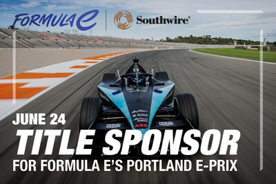 Southwire will be the Title Sponsor of the 2023 Southwire Portland E-Prix in the ABB FIA Formula E World Championship on Saturday, June 24.