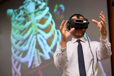 Pediatric cardiologist Ryan A. Moore, MD, is part of a team in the Heart Institute at Cincinnati Children’s that has been leading the way in the use of virtual reality for planning complex cardiovascular procedures. This gives doctors a unique perspective in how they are able to look at and interact with the heart, opening up a new frontier in surgical planning.
