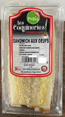 Sandwich aux oeufs (Groupe CNW/Ministre de l'Agriculture, des Pcheries et de l'Alimentation)