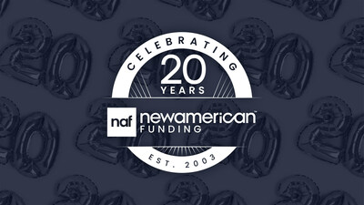 New American Funding Celebrates 20th Anniversary
