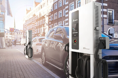 With only 25cm thickness, dual charging, and up to 97% efficiency, Delta's 50kW DC Wallbox is ideal for boosting the availability of EV charging in cities