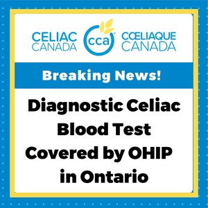 New free celiac blood tests could benefit 128,000 Ontarians and save $1 billion