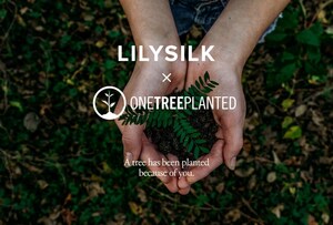 LILYSILK entame un partenariat avec One Tree Planted pour protéger l'environnement en plantant un arbre pour chaque achat en ligne effectué en avril