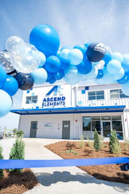 Ascend Elements celebrates the grand opening of its first commercial-scale lithium-ion battery recycling facility in Covington, Ga. on March 29, 2023.