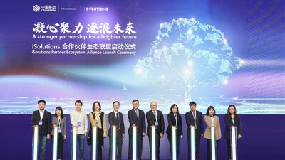 CMI iSolutions Partner Ecosystem Alliance Launch Ceremony (PRNewsfoto/China Mobile International Limited (CMI))