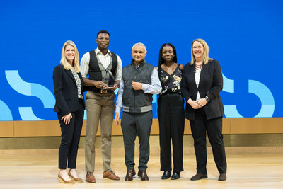 New Venture Competition Student Business Track winner Halo Braid. Photo courtesy Susan Young.