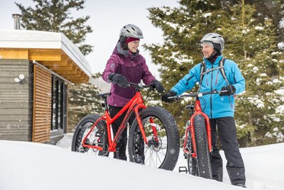 Vélos à pneus surdimensionnés au Parc national du Bic (Groupe CNW/Société des établissements de plein air du Québec)