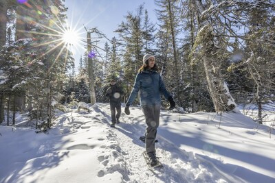 Possibilité de louer des raquettes (Groupe CNW/Société des établissements de plein air du Québec)