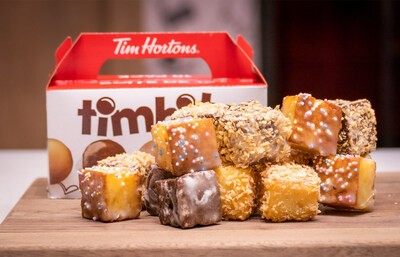Tim Hortons testing Square Timbits at participating restaurants for one day only, April 1! (CNW Group/Tim Hortons)