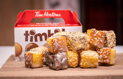 Alerte - le 1er avril : Tim Hortons lance un test de marché pour les Timbits carrés dans les restaurants participants pour une journée seulement, le 1er avril!