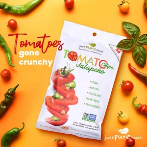 The Media Is Raving About the New Highly Nutritious &amp; Insanely Delicious™ Tomato Chips from Just Pure Foods