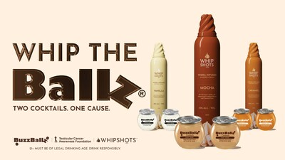 Whipshots "Whip The Balls" Campaign Supporting Testicular Cancer Awareness Month