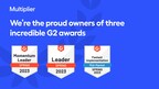 Multiplier Named Leader in multiple G2 Grid® Spring 2023 Reports and #1 on Momentum Grid