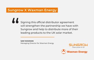 Sungrow and Waxman Energy Sign Official Distributor Agreement