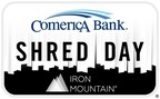 Shred Sensitive Documents, Hunger at Comerica's Mangum Banking Center on April 15