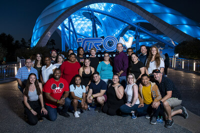 Ahead of the opening of TRON Lightcycle / Run presented by Enterprise, Walt Disney World Resort welcomed local Central Florida teachers and community leaders for a special preview of the attraction and announced a new donation of $100,000 to support STEM education in Orange County Public Schools. (Disney)