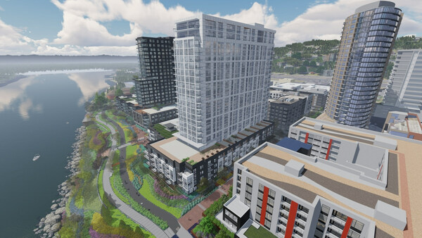 The Willamette Tower project currently under construction in the South Waterfront District in Portland Oregon will include 30 apartments integrating HOMMA's Cornerstone Architectural Intelligence smart home solution.