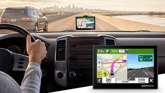 通过漂亮的佳明Drive 53 GPS，可以清楚地看到您的路线