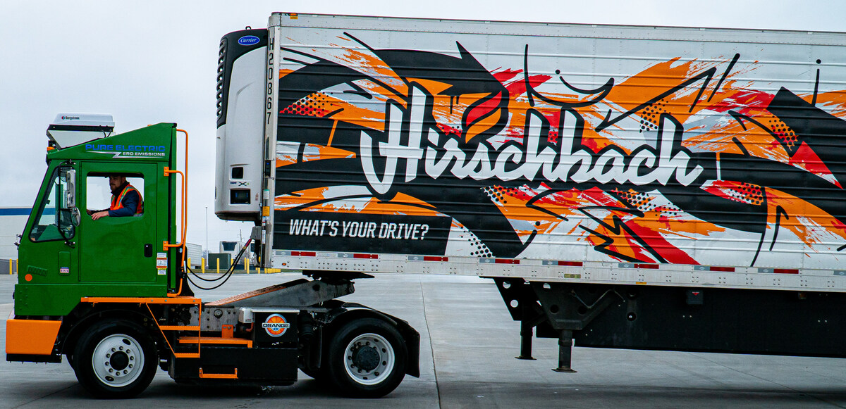 Hirschbach Motor Lines and Lineage Logistics Further Reduce Carbon Footprint with Orange EV Electric Yard Trucks - Vimarsana News