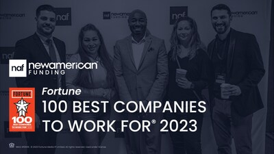 New American Funding Again Recognized as Fortune 100 Best Companies to Work For®