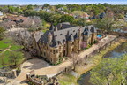 Just listed: Iconic private castle in Texas with almost 14,000 square feet of decadence, including swim-through grotto, two-story closet, movie theater, tennis court, 12 baths