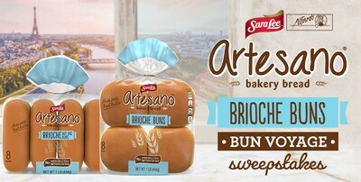 Sara Lee® Artesano® Brioche Buns Wishes Consumers “Bun Voyage” This Spring