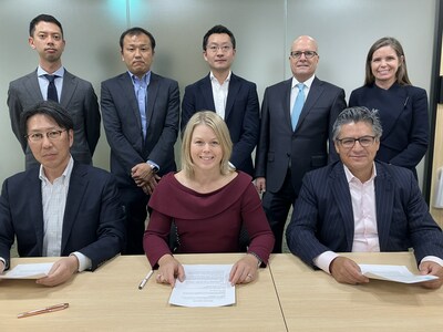 HIF Global and Idemitsu Kosan signing ceremony in Tokyo, Japan.