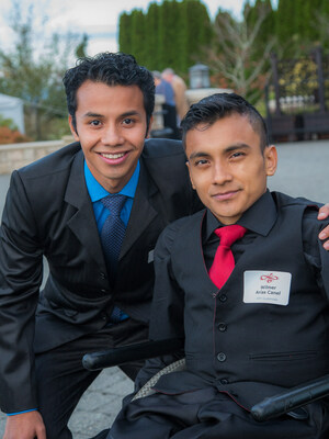 The emotional, inspirational, true story of Wilmer (right) is told by his brother Jacinto (left) and the author of a newly-released book chronicling how young Wilmer’s pain turned to wisdom and compassion.