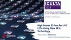 Silanna UV Presents High Power 235nm far UVC LEDs Using New SPSL Technology
